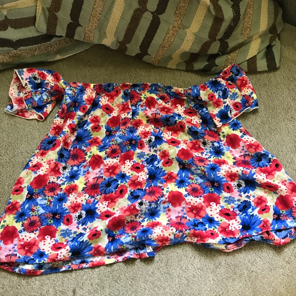 Floral Off Shoulder Boutique Top